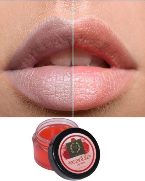 SJ Goree Lip Balm For Dry, Dammage & Chapped Lip Peace Strawberry Rose Beetroot Rose