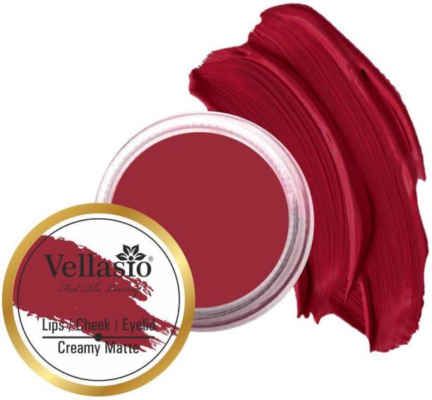 vellasio Organic Beetroot Lip And Cheek Tint For Lip Cheek And Eye With SPF 30 BeetRoot, Rose Pink, Coca Butter