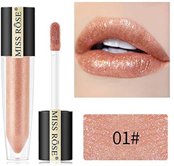 MISS ROSE Shinny Lip Gloss Long Lasting Waterproof |Glossy Finish | All Skin Tones #01
