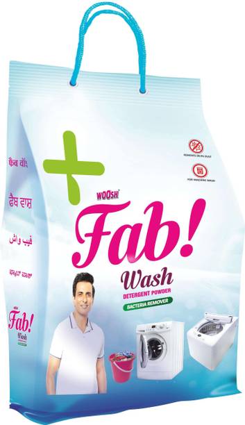 Woosh Fab Wash Fabric Detergent Powder (5kg) Detergent Powder 5 kg