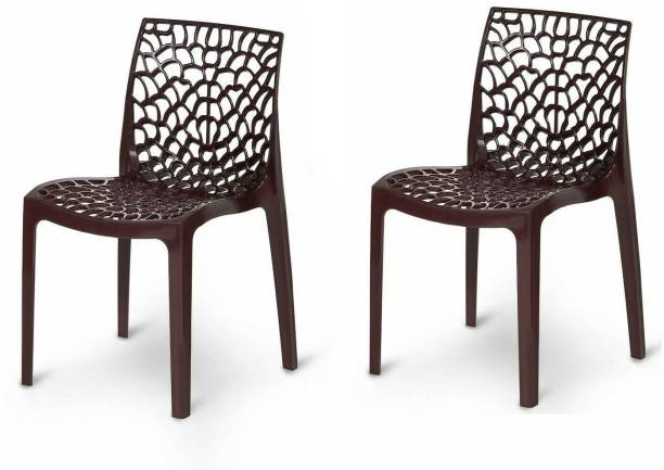 Highway Web Strong And Durable Chair for Home, Office & Cafetaria Plastic Living Room Chair