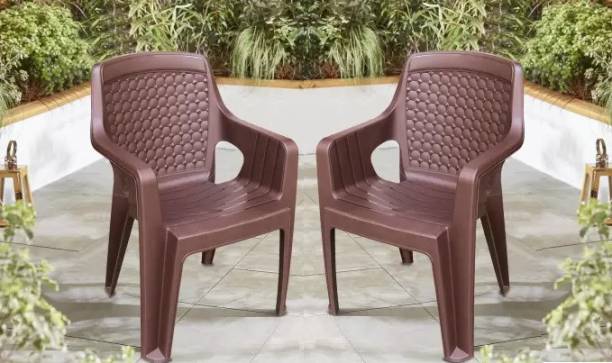 COMFORT Creation Sofa chair Set of 2 for home, office & Restaurant Plastic Living Room Chair