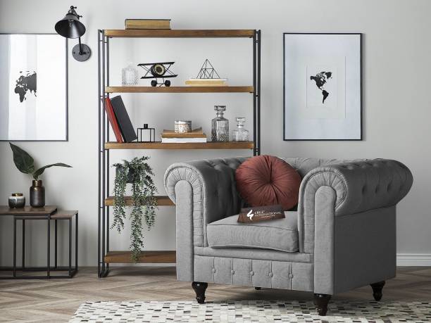 CRUZ INTERNATIONAL Modern Solid Wood Living Room Chair