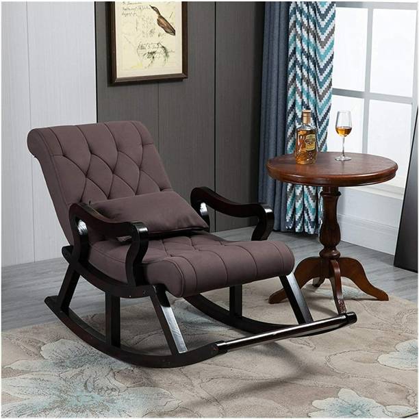 Artesia Rosewood (Sheesham) Rocking Chair and Cushion || Easy Chair Solid Wood Living Room Chair