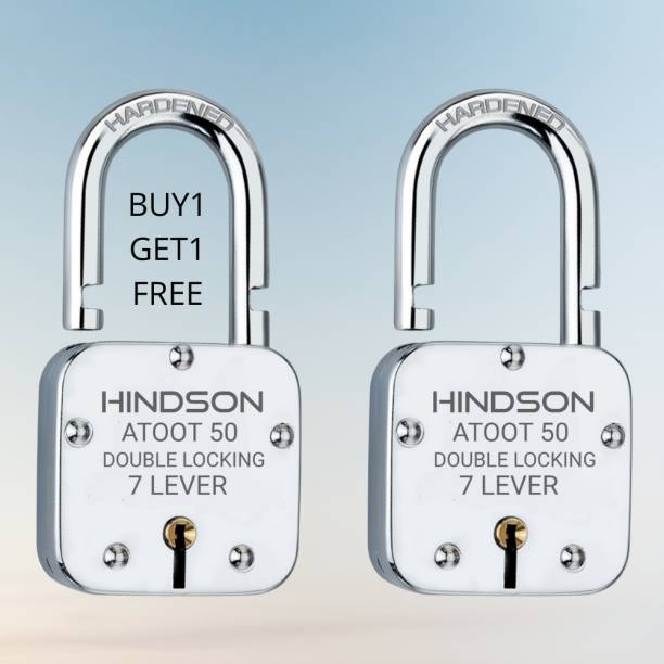 HINDSON lock and key door locks for home,7 lever gate link Atoot 50 door small Lock