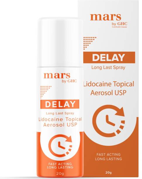 mars by GHC Long Last Delay Spray for Men, Fast Acting and Long Lasting On the Bed,100% Safe Lubricant