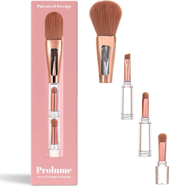 ProLume Stroke 4 in 1 Makeup Brushes Set | Makeup Kit for Women | Mini Makeup Kit