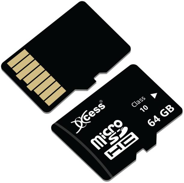XCCESS 64GB Memory card works with cell phones, smartphones & More 64 GB MicroSD Card Class 10 80 MB/s  Memory Card