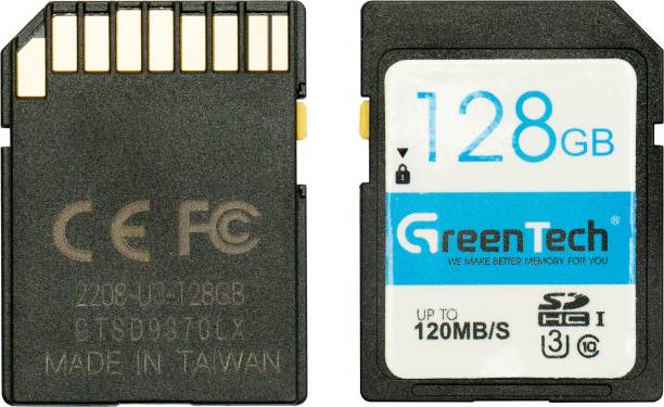GREEN TECH Neo Series 128 GB MicroSDHC Class 10 2499 MB/s  Memory Card