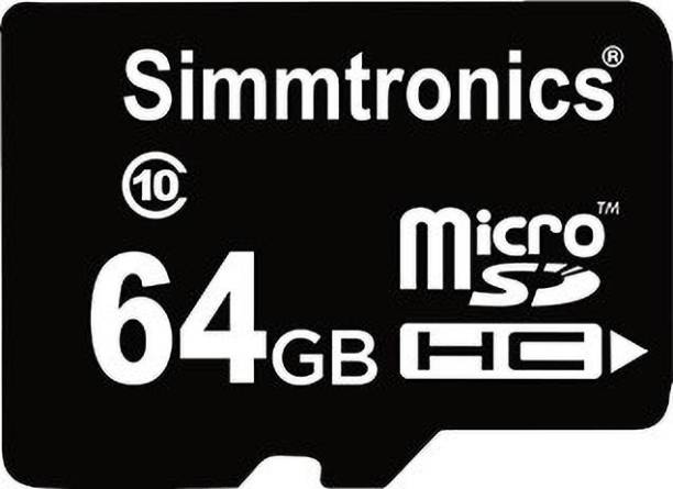 Simmtronics HI-SPEED 64 GB MicroSDHC Class 10 90 MB/s  Memory Card