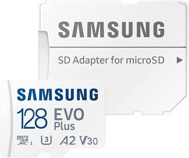 SAMSUNG EVO PLUS 128 GB MicroSDHC UHS Class 3 130 MB/s  Memory Card