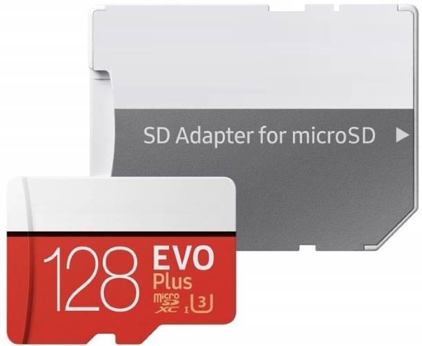 Larecastle Red Evo Plus 128 GB MicroSDXC Class 10 98 MB/s  Memory Card