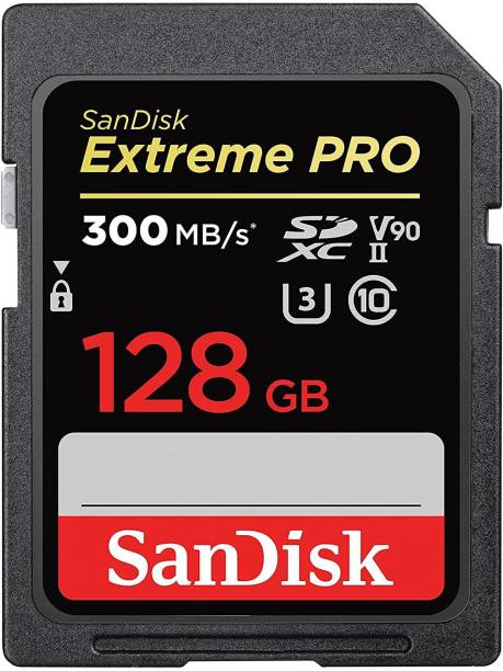 SanDisk Extreme Pro 128 GB SDXC Class 10 300 MB/s Memo...