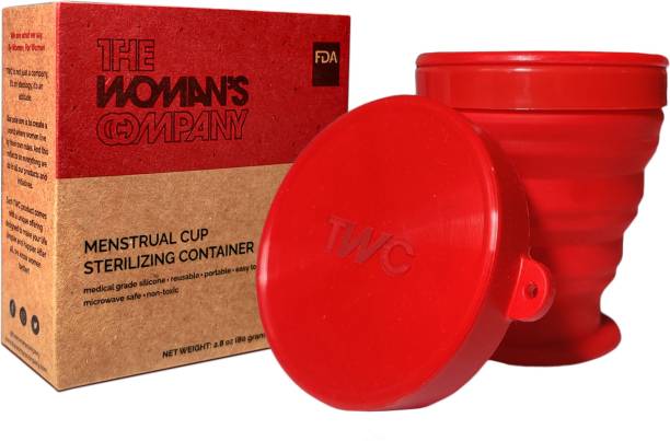 The Woman's Company Menstrual Cup Sterilizing, Microwave Friendly, Kills 99% of Germs - 1 Slots