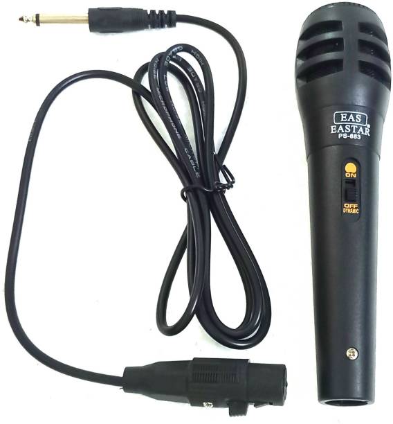 rECORD PS-883 Professional Dynamic Cardioid Vocal Wired Microphone with XLR Cable Microphone