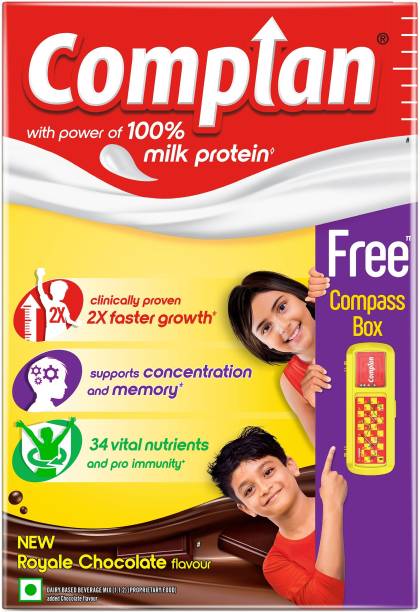 COMPLAN Royale Chocolate 500gm Refill + Free Pencil Box