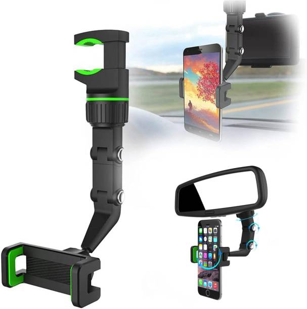 DSS Smart Rear View Mirror Mount Phone 360 Degree Rotation GPS Navigator Car Holder Stand Mobile Holder