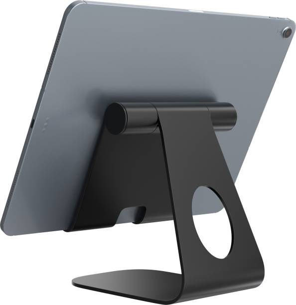 ELV DIRECT Tablet Stand Aluminium Adjustable Foldable Cell Phone Holder Mount Multi-Angle Mobile Holder