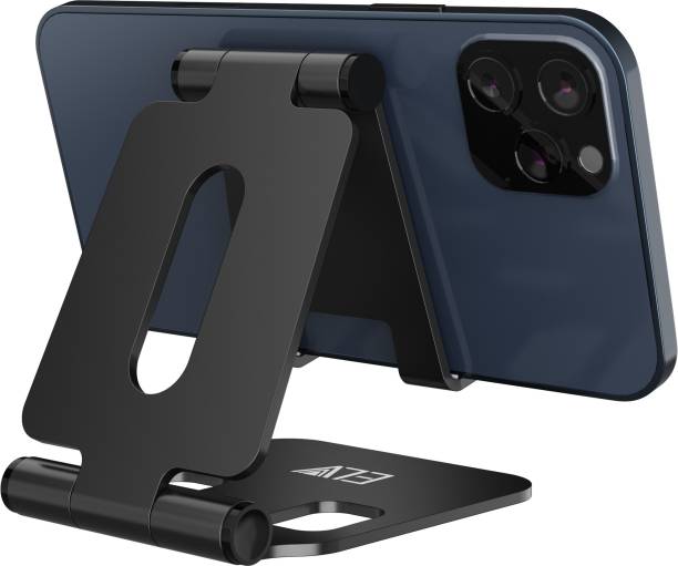 ELV Small Adjustable Aluminium Foldable Phone Stand, Desktop Phone Stand Mobile Holder