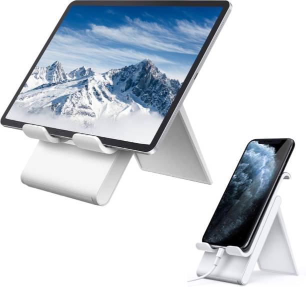 FLORICAN 2 in 1 iPad/Mobile Stand For Table / Desk | Large Size Angle Adjustable Tablet / Mobile Holder