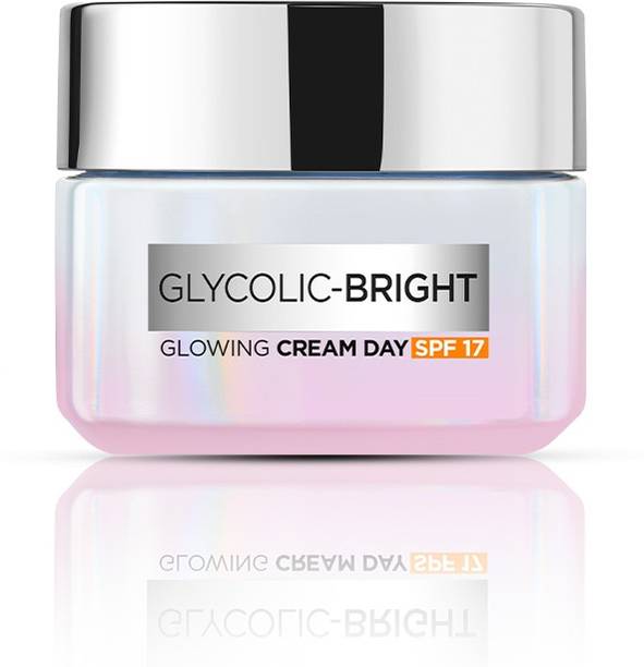 L'Oréal Paris Glycolic Bright Day Cream with SPF 17 | Dark Spot Reduction, 15ml