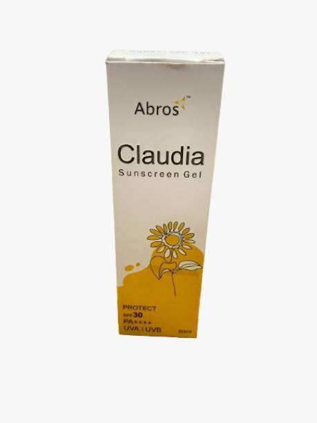 Abros Claudia Sunscreen gel SPF 30 PA ++++ UVA and UVB - SPF 30 PA++++