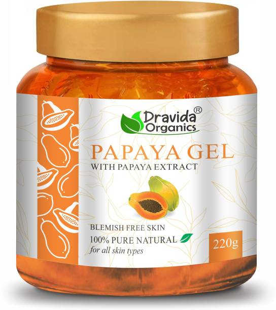 Dravida Organics Papaya Gel for Helps Reduce Wrinkles & Acne Breakouts