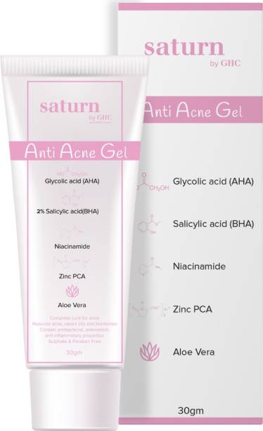 saturn by ghc Skin Correct Gel For Acne Scar Removal with Niacinamide, Salicylic Acid