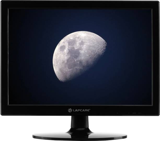 LAPCARE 15.1 inch HD LED Backlit TN Panel with VGA & HDMI Port, Light Weight, Power Saver, Wall Mountable, Slim Monitor (LM154) (Response Time: 5…
