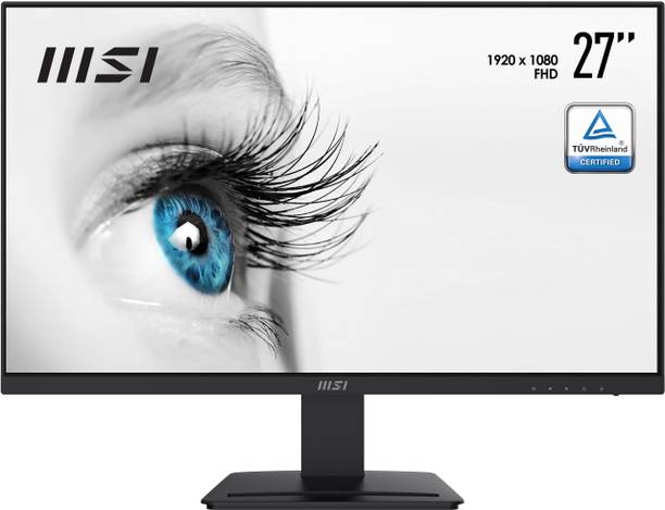 MSI 27 inch Full HD IPS Panel with eye-friendly technology, VESA-Mount Supported Business & Productivity Monitor (Pro MP273) (Response Time: 5 ms,…