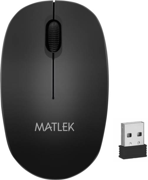 Matlek Wireless Mouse | 2.4 GHz Nano Receiver | Ambidextrous Mouse Wireless Optical  Gaming Mouse