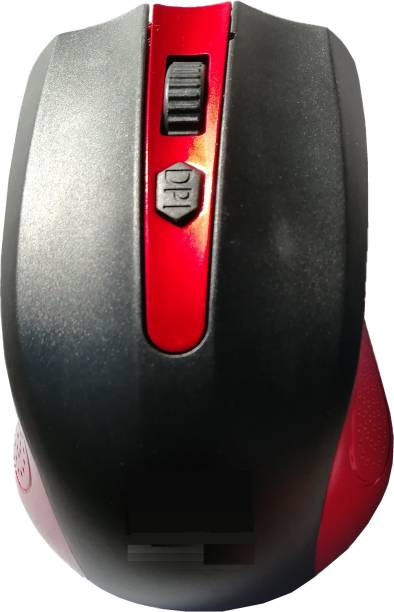 LipiWorld High Sensitivity 2.4ghz 1600dpi Optical Wireless Mouse(Red) Wireless Optical Mouse