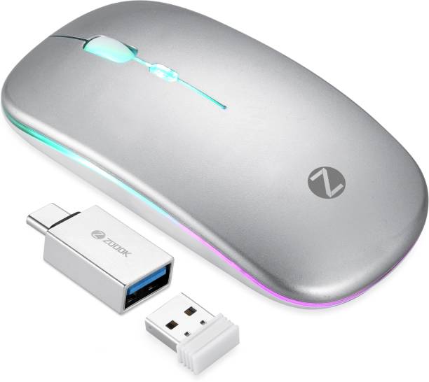 Zoook Blade+ / Universal/ Rechargeable, 7 Color RGB, Silent Wireless Optical Mouse