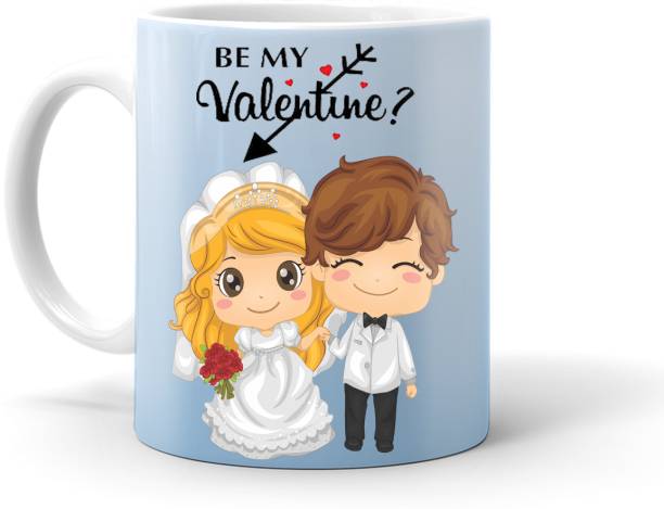 Festa Be My Valentine Printed Ceramic Coffee Best Gift For Special Day R13 Ceramic Coffee Mug