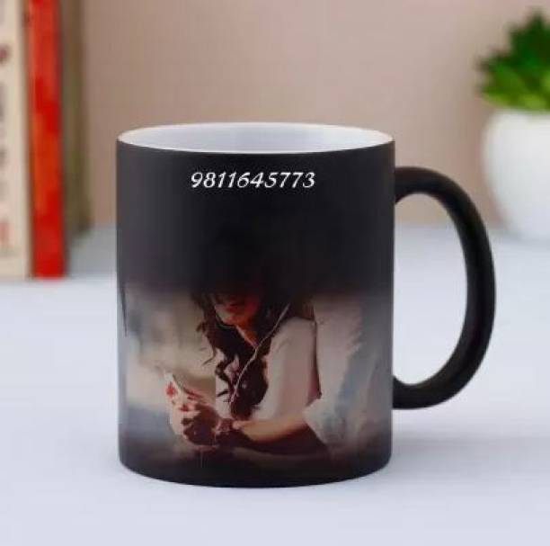 irida Ceramic Magic Black - 9811645773 Printed Coffee/Cup with Ceramic Coffee Ceramic Coffee Mug
