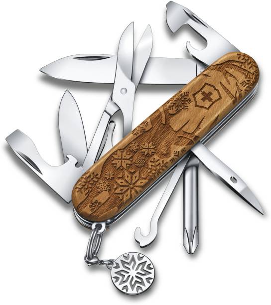 Victorinox Super Tinker Wood Winter Magic Limited Edition 2022 12 Swiss Army Knife