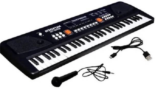 HOMOZE Electronic Piano Keyboard with 61 Keys with LED Display & Microphone & Mp3 Play.