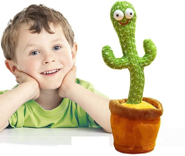 Bunic Dancing Cactus Plush Toy Sing 120pcs Songs,Recording,Repeats