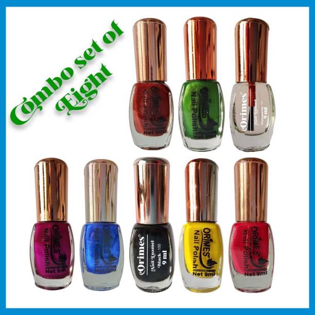 Orimes Long Lasting Nail Polish Fast Drying Chip Resistant Formula For Special Occasion Brown, Green, Top Coat, Wine, Blue, Black, Yellow, Red