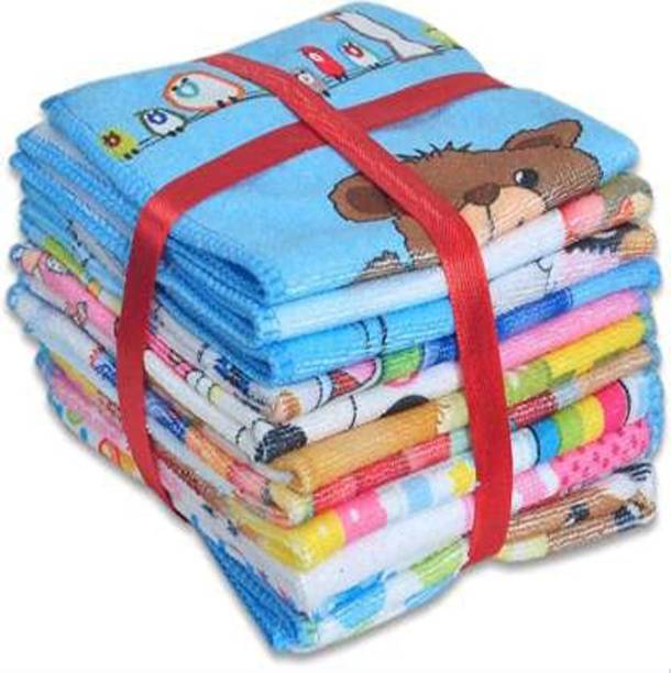 FABRONA Face Towel Handkerchief/ Rumal Super Absorbent Face Towels for Women's, Kids Multicolor Cloth Napkins