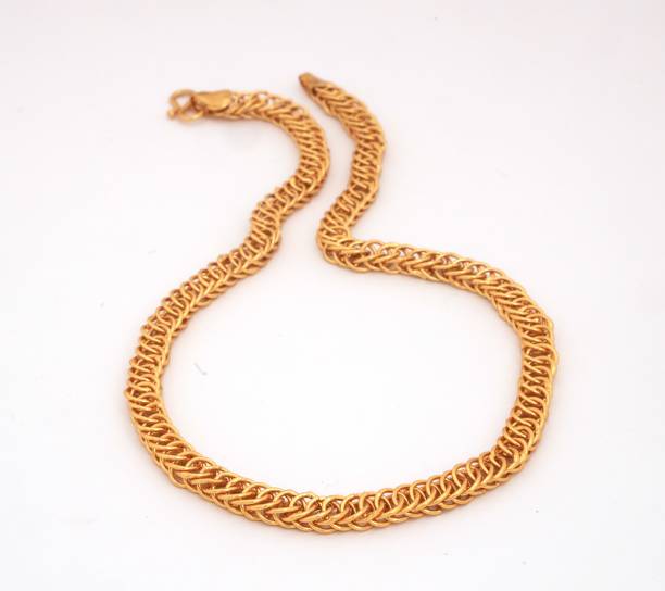 Radhe product Gold-plated Plated Brass Chain