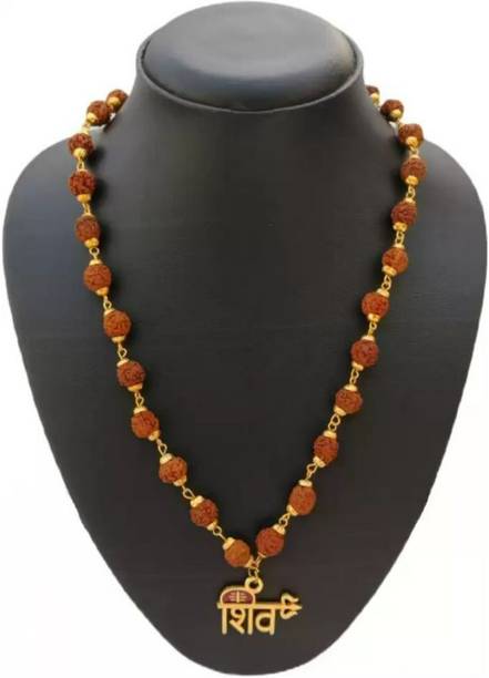 Rudraksh gold chain price Clearance