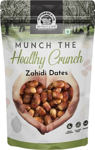 WONDERLAND Foods - Dry Fruits Zahidi Dates 400g Pouch | Healthy & Nutritious Soft Khajoor Dates