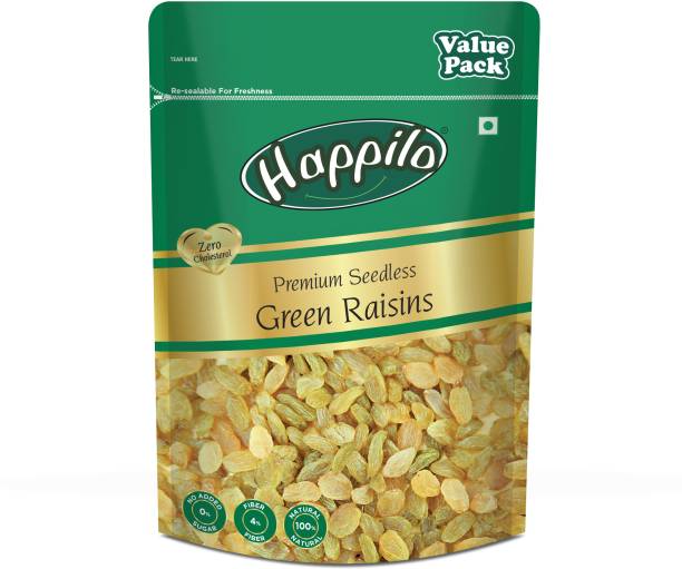 Happilo Premium Seedless Green Value Pack Raisins