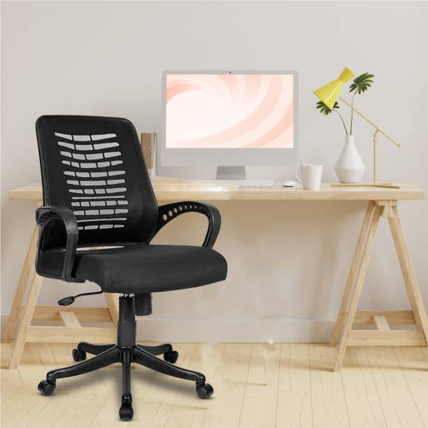 SAVYA HOME ZOOM Fabric Office Arm Chair