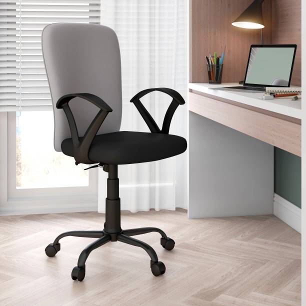 Nilkamal Lusaka Fabric Office Adjustable Arm Chair