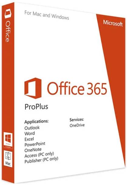 MICROSOFT Office 365 Professional Plus For 5 Users/PC A...