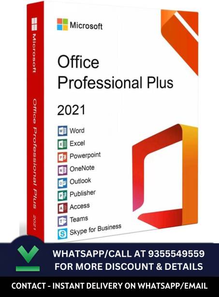 Microsoft Office Professional Plus 2021 (1 PC, validez de por vida)