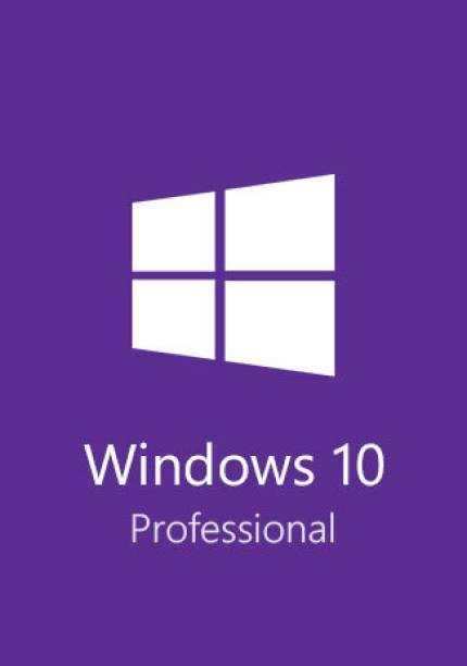 MICROSOFT Windows 10 Professional (1 PC/User, License Key) License Key 64 BIT/32 BIT