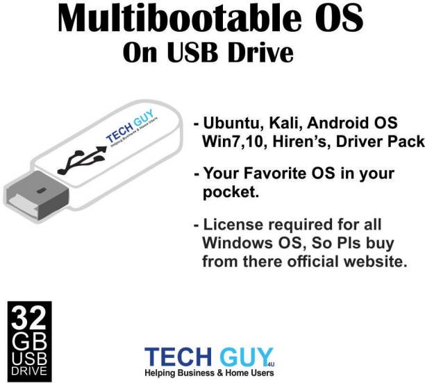 TechGuy4u TGMBOT32USB Mutibootable Operating System 64 Bit